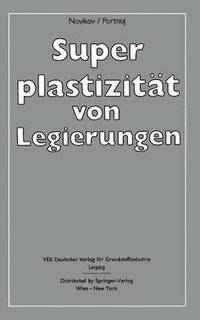 bokomslag Superplastizitt von Legierungen