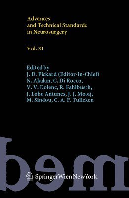bokomslag Advances and Technical Standards in Neurosurgery, Vol. 31