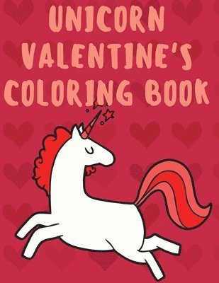 Unicorn Valentine's Coloring Book 1