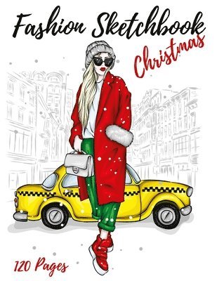 Sketch N Miles - Fashion Sketchbook Christmas, Häftad