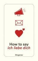 bokomslag How to say ich liebe dich