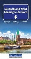 bokomslag KuF Deutschland Straßenkarte Nord 1 : 500 000