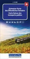 Switzerland map of public transport 1