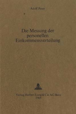 Die Messung Der Personellen Einkommensverteilung 1