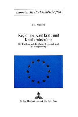 bokomslag Regionale Kaufkraft Und Kaufkraftstroeme