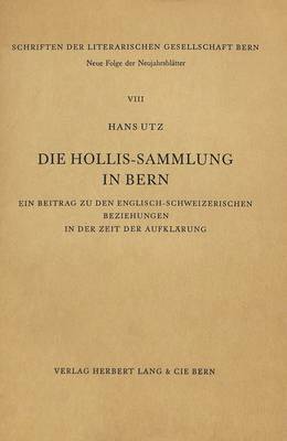 Die Hollis-Sammlung in Bern 1
