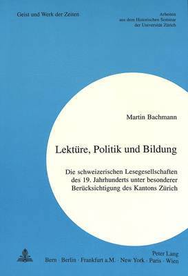 Lektuere, Politik Und Bildung 1