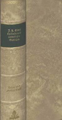 bokomslag Episteln Und Vermischte Gedichte
