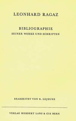 Bibliographie Seiner Werke Und Schriften 1