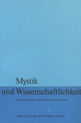 bokomslag Mystik Und Wissenschaftlichkeit