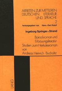bokomslag Barockroman Und Erbauungsliteratur