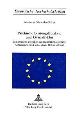 bokomslag Psychische Leistungsfaehigkeit Und Ovarialzyklus