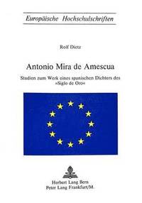 bokomslag Antonio Mira de Amescua