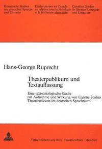 bokomslag Theaterpublikum Und Textauffassung