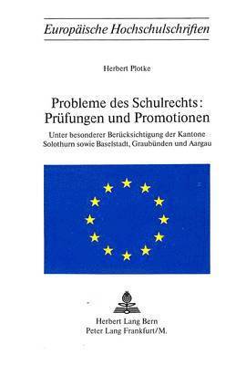 bokomslag Probleme Des Schulrechts: - Pruefungen Und Promotionen