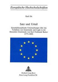 bokomslag Satz Und Urteil