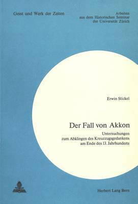 bokomslag Der Fall Von Akkon