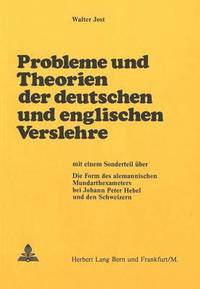 bokomslag Probleme Und Theorien Der Deutschen Und Englischen Verslehre