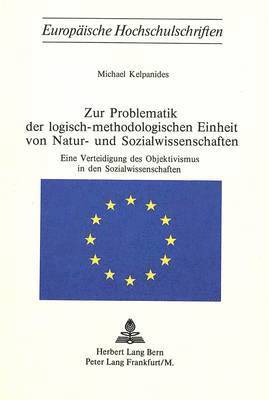 bokomslag Zur Problematik Der Logisch-Methodologischen Einheit Von Natur- Und Sozialwissenschaften