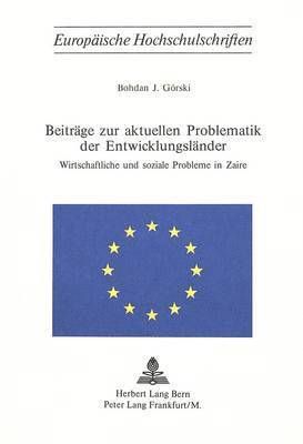 bokomslag Beitraege Zur Aktuellen Problematik Der Entwicklungslaender