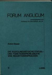 bokomslag Die Soziolinguistische Status- Und Funktionsproblematik Von Reduktionssprachen