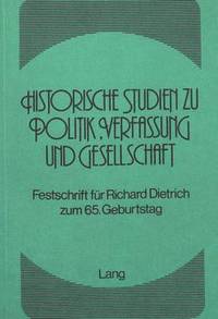 bokomslag Historische Studien Zu Politik, Verfassung Und Gesellschaft