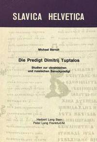 bokomslag Die Predigt Dimitrij Tuptalos