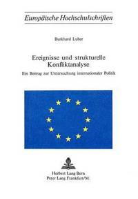bokomslag Ereignisse Und Strukturelle Konfliktanalyse