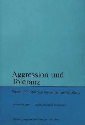 bokomslag Aggression Und Toleranz