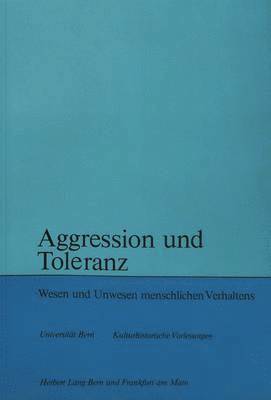 Aggression Und Toleranz 1
