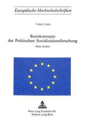 bokomslag Basiskonzepte Der Politischen Sozialisationsforschung