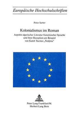 bokomslag Kolonialismus Im Roman