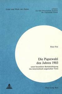 bokomslag Die Papstwahl Des Jahres 1903