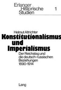 bokomslag Konstitutionalismus Und Imperialismus
