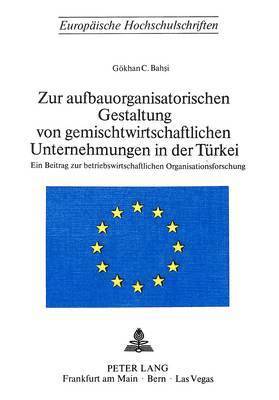 bokomslag Zur Aufbauorganisatorischen Gestaltung Von Gemischtwirtschaftlichen Unternehmungen in Der Tuerkei