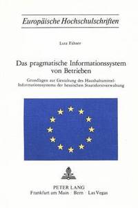 bokomslag Das Pragmatische Informationssystem Von Betrieben