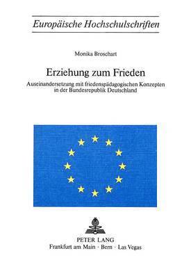 bokomslag Erziehung Zum Frieden