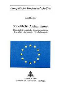 bokomslag Sprachliche Archaisierung