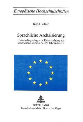 bokomslag Sprachliche Archaisierung