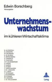 bokomslag Unternehmenswachstum Im Kuehleren Wirtschaftsklima