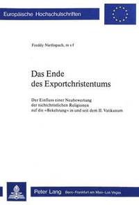 bokomslag Das Ende Des Exportchristentums