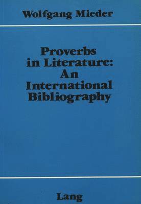 Proverbs in Literature