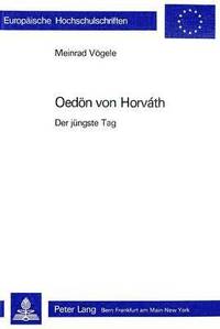 bokomslag Oedoen Von Horvth: Der Juengste Tag