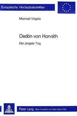 bokomslag Oedoen Von Horvth: Der Juengste Tag