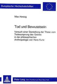 bokomslag Tod Und Bewusstsein
