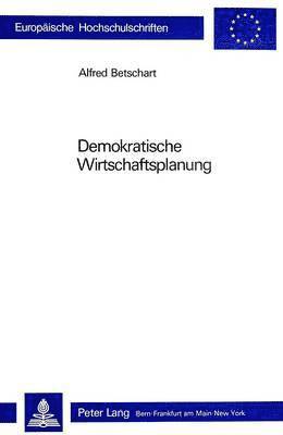 bokomslag Demokratische Wirtschaftsplanung