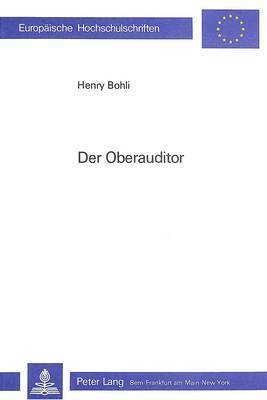 bokomslag Der Oberauditor