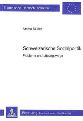 bokomslag Schweizerische Sozialpolitik