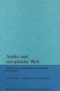 bokomslag Antike Und Europaeische Welt