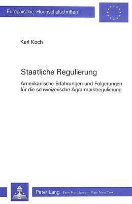 Staatliche Regulierung 1